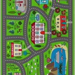 Χαλί Hmnt107 559HFT1573 Green-Multi Conceptum Hypnose 80X120cm