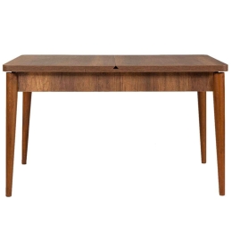 Τραπέζι Επεκτεινόμενο Vina 869VEL5142 130/165x80x77cm Walnut Μοριοσανίδα, Μελαμίνη