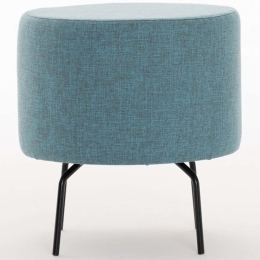 Σκαμπό Octo 825BLC1275 40x40x40cm Turquoise-Black