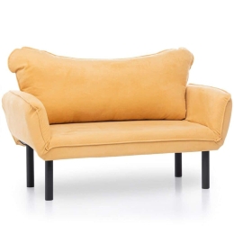 Καναπές - Κρεβάτι Διθέσιος Chatto 859FTN1241 140x65x70cm Mustard