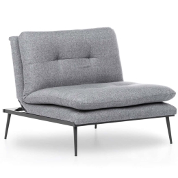 Πολυθρόνα - Κρεβάτι Martin Solo 859FTN1726 90x90x95cm Grey
