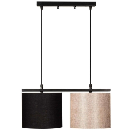 Φωτιστικό Οροφής Valiz 892OPV1854 47x20x120cm 2xE27 40W Cream-Black Opviq