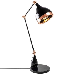 Φωτιστικό Επιτραπέζιο Yildo 892OPV1858 15x30x50cm 1xE27 40W Black-Copper Opviq