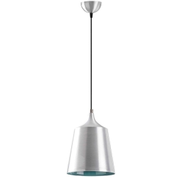 Φωτιστικό Οροφής Dodo 584TTM1124 20x20x125cm 1xE27 40W Silver-Turquoise