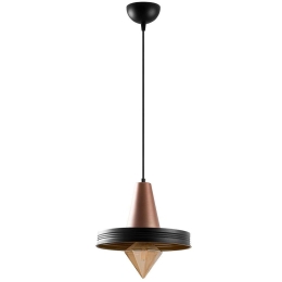 Φωτιστικό Οροφής Dodo 584TTM1131 32x32x119cm 1xE27 40W Black-Copper Opviq
