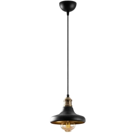 Φωτιστικό Οροφής Dodo 584TTM1135 21x21x114cm 1xE27 40W Black-Gold Opviq