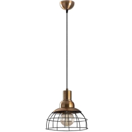 Φωτιστικό Οροφής Wire 584TTM1165 28x28x122cm 1xE27 40W Black-Gold Opviq