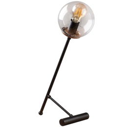 Φωτιστικό Επιτραπέζιο Golf 584TTM1713 30x30x51cm 1xE27 40W Black Opviq