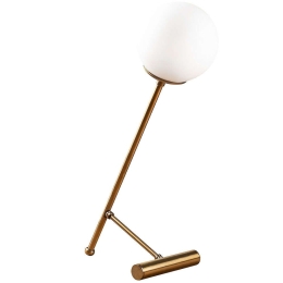 Φωτιστικό Επιτραπέζιο Golf 584TTM1714 30x30x51cm 1xE27 40W Gold Opviq
