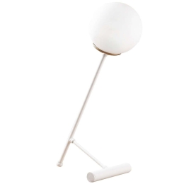 Φωτιστικό Επιτραπέζιο Golf 584TTM1715 30x30x51cm 1xE27 40W White Opviq