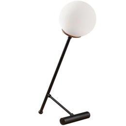 Φωτιστικό Επιτραπέζιο Golf 584TTM1716 30x30x51cm 1xE27 40W Black-White Opviq