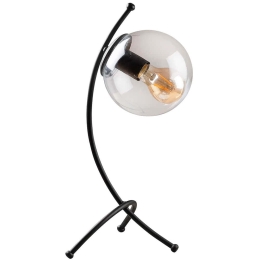 Φωτιστικό Επιτραπέζιο Yay 584TTM1717 23x18x43cm 1xE27 40W Black Opviq
