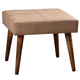 Σκαμπό Urga 591GRC1120 46x46x44cm Beige