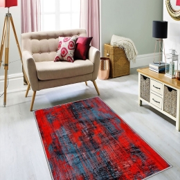 Χαλί Exfab252 593HFT1118 Blue-Red Conceptum Hypnose 100X300cm