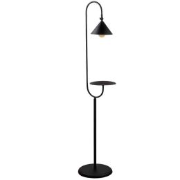 Φωτιστικό Δαπέδου Lik 584TTM1504 37x30x155cm 1xE27 40W Black Opviq