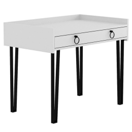 Γραφείο Sponge 855DTE3843 100x62x81,5cm White-Anthracite