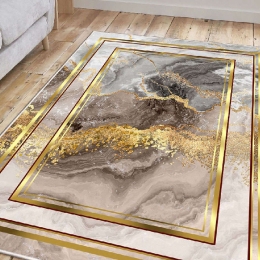 Χαλί ELS2416 Grey-Gold Conceptum Hypnose 100X200cm