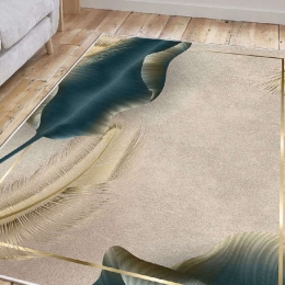 Χαλί ELS2435 Beige-Petrol Conceptum Hypnose 140X220 cm