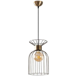 Φωτιστικό Οροφής Vazo 584TTM1313 25x25x138cm 1xE27 40W Gold Opviq