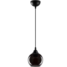 Φωτιστικό Οροφής Smoked 892OPV1863 15x15x114cm 1xE27 40W Black Opviq