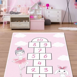 Χαλί Eexfab746 369HFT2528 Pink-White Conceptum Hypnose 100X200cm
