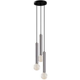 Φωτιστικό Οροφής Tempo 584TTM1320 22x22x136cm 3xE27 40W Silver Opviq
