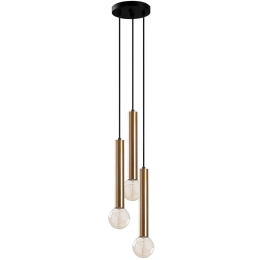 Φωτιστικό Οροφής Tempo 584TTM1321 22x22x136cm 3xE27 40W Gold Opviq