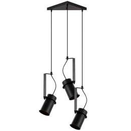 Φωτιστικό Οροφής Spot 584TTM1409 40x40x126cm 3xE27 40W Black Opviq