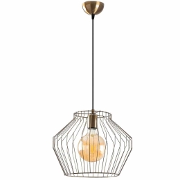 Φωτιστικό Οροφής Vazo 584TTM1418 35x35x126cm 1xE27 40W Gold Opviq