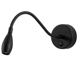 Φωτιστικό Τοίχου - Απλίκα Reading 584TTM1945 8x38x15cm Led 1W 2700K Black Opviq