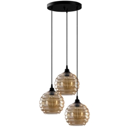 Φωτιστικό Οροφής Gold 892OPV1896 44x44x116cm 3xE27 40W Gold-Black Opviq