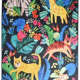Χαλί Zoo Black-Multi Conceptum Hypnose 200X290cm