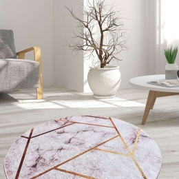 Χαλί Brett Djt Çap White-Gold Conceptum Hypnose 140X140cm Round