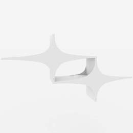 Ράφι Τοίχου Susen 775DCM1833 135x20x69cm White