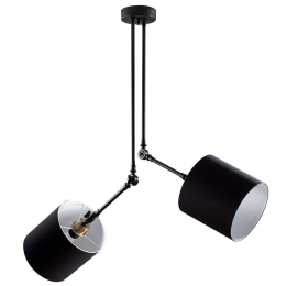 Φωτιστικό Οροφής Abajur 584TTM1438 100x100x107cm 2xE27 40W Black-Gold Opviq