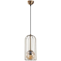 Φωτιστικό Οροφής Tweety 584TTM1458 17x17x139cm 1xE27 40W Gold Opviq