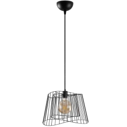 Φωτιστικό Οροφής Byisoo 584TTM1460 40x40x126cm 1xE27 40W Black Opviq