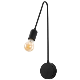 Φωτιστικό Τοίχου - Απλίκα Kunduz 584TTM1953 10x20x48cm 1xE27 40W Black Opviq
