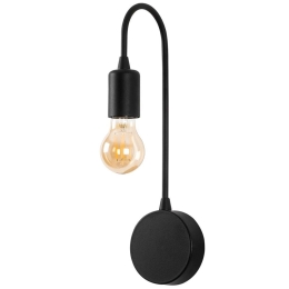 Φωτιστικό Τοίχου - Απλίκα Baston 584TTM1962 10x14x38cm 1xE27 40W Black Opviq