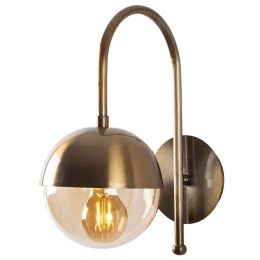 Φωτιστικό Τοίχου - Απλίκα Karsor 584TTM1970 15x25x30cm 1xE27 40W Bronze Opviq