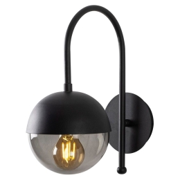 Φωτιστικό Τοίχου - Απλίκα Karsor 584TTM1972 15x25x30cm 1xE27 40W Black Opviq