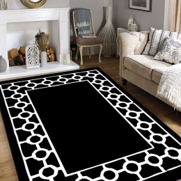 Χαλί Bague Black-White Conceptum Hypnose 80X150cm