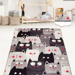 Χαλί Cats Djt Grey-Multi Conceptum Hypnose 120X180cm