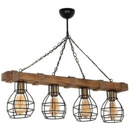 Φωτιστικό Οροφής - Ράγα Tulay 534LUN3335 85x14x70cm 4xE27 40W Multi Opviq
