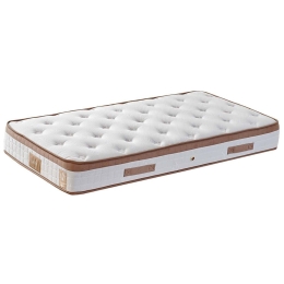Στρώμα Latte 480NRN1223 90x200cm Multi Spring White-Brown Μονό