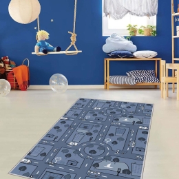 Χαλί Hmnt459 477HFT1144 Blue Conceptum Hypnose 80X200cm