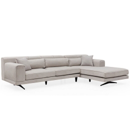 Καναπές Γωνιακός (Δεξιά Γωνία) Jivago 560ARE1715 308x198x78cm Beige