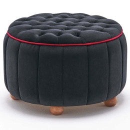 Σκαμπό Jasmin 825BLC1626 65x65x42cm Anthracite