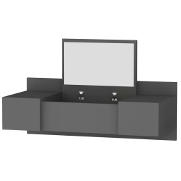 Τουαλέτα Με Καθρέπτη Zakkum 550ARN2223 100x39,1x33cm Anthracite