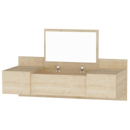 Τουαλέτα Με Καθρέπτη Zakkum 550ARN2224 100x39,1x33cm Oak